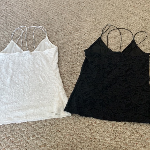 Express B&W Lace Tanks, S - Picture 6 of 6